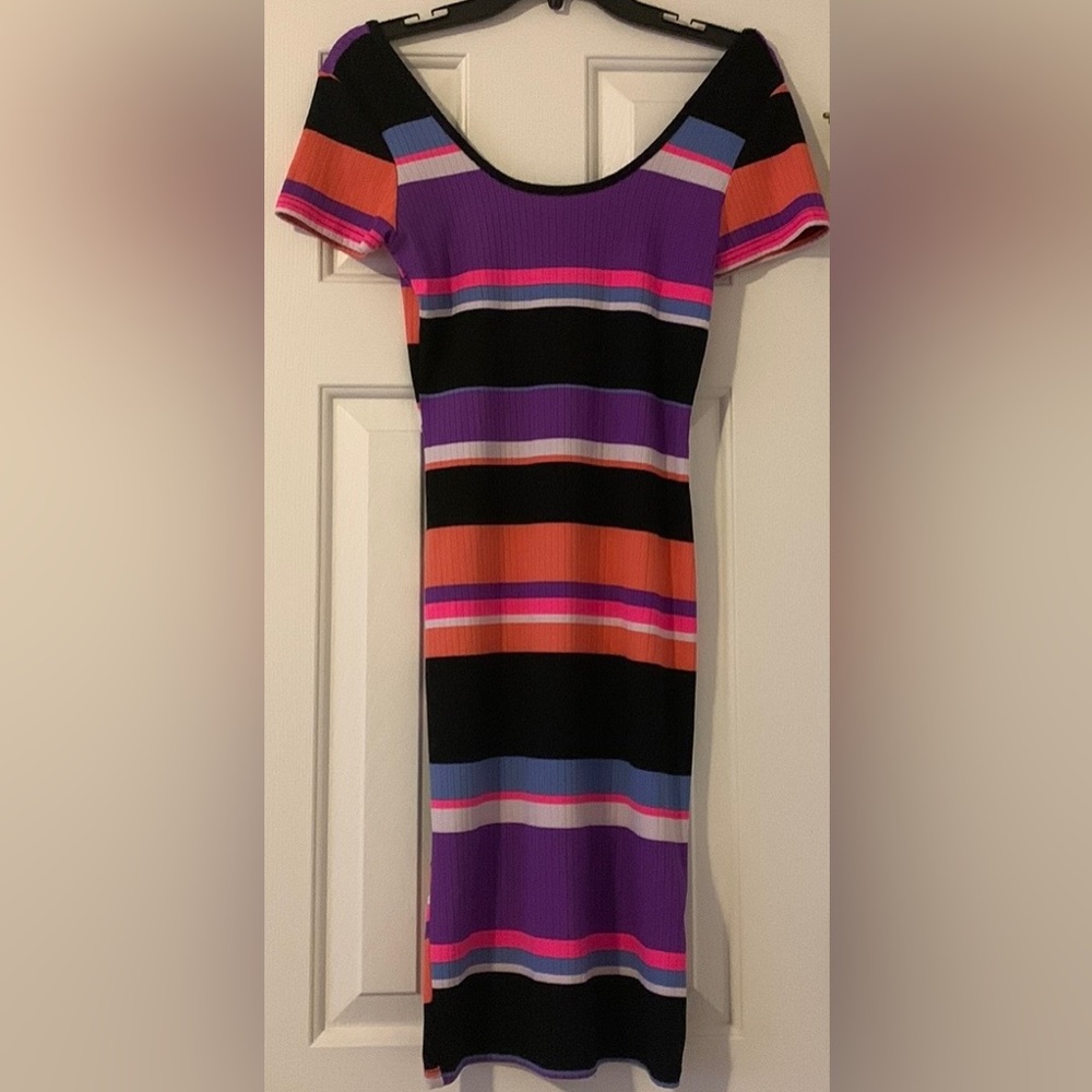 A long fitted dress